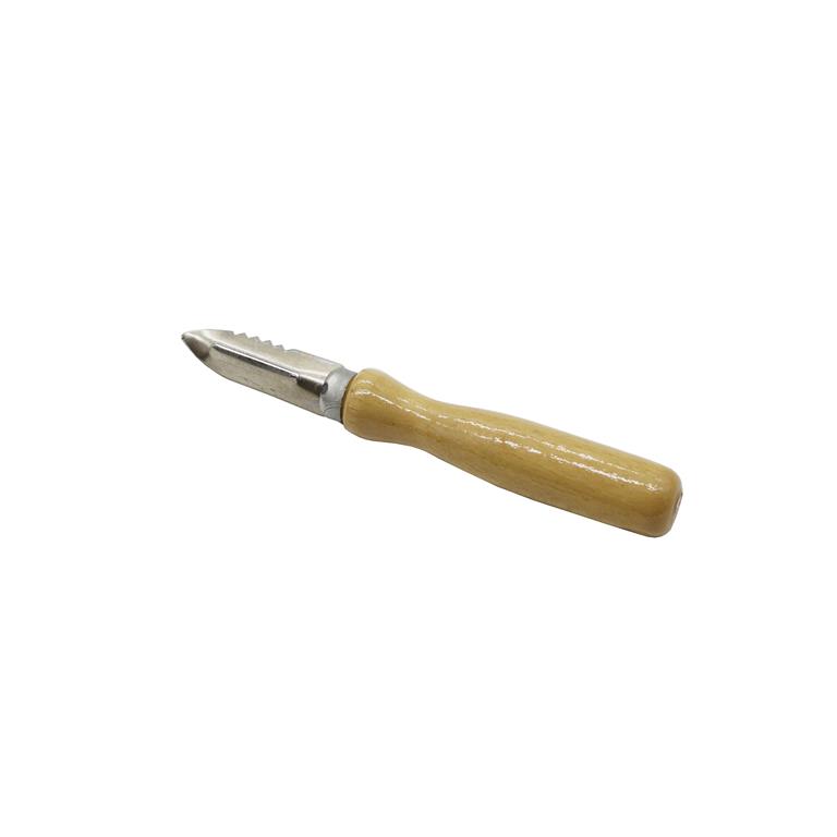 Овощечистка-экономка с деревянной лакированной ручкой 1281