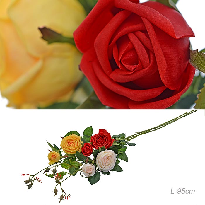 Цветок искусственный Роза 962-NA *24 650346