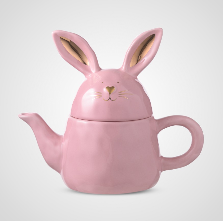 Чайник с кроликом 20х24х11см 19Y597-PG
