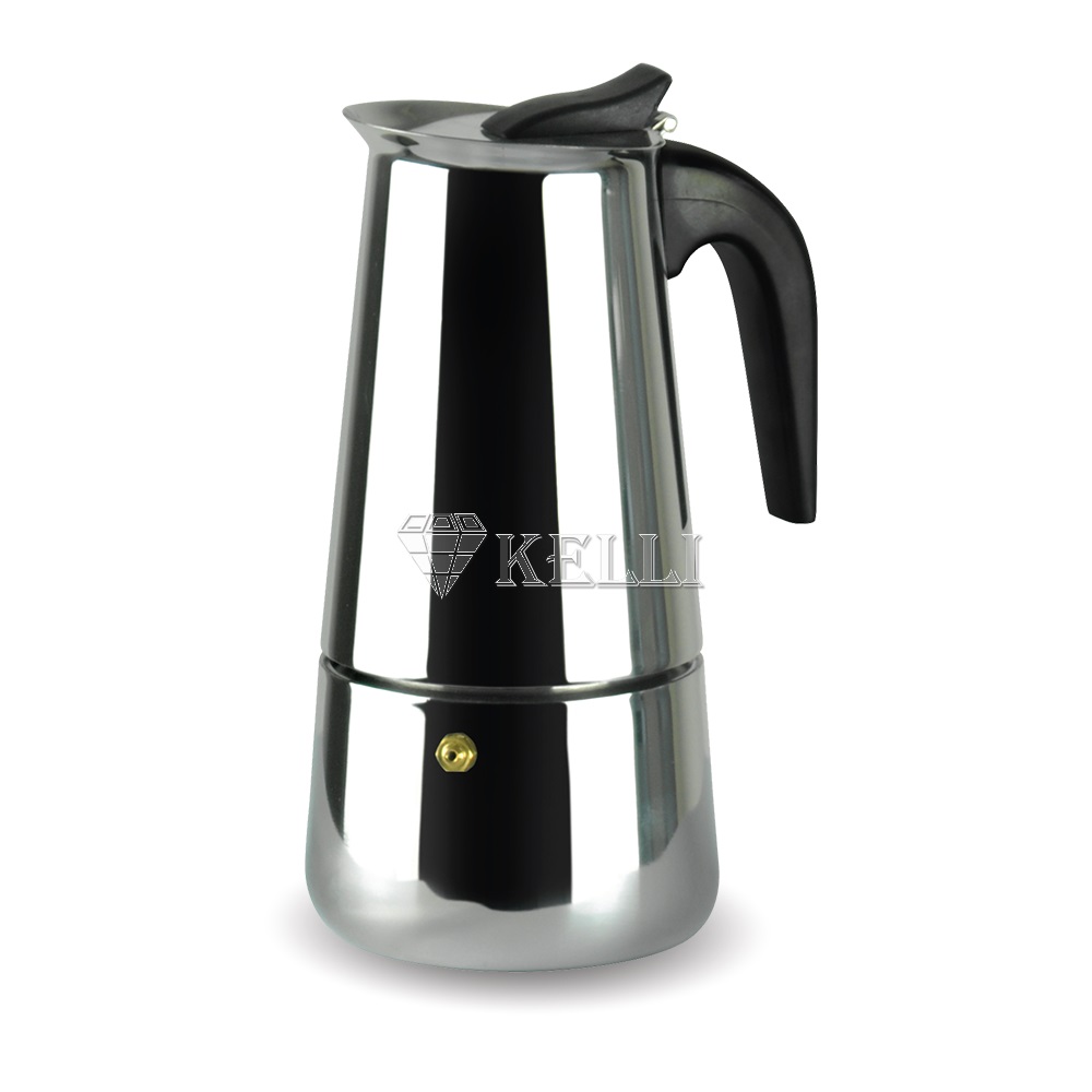 Гейзерная кофеварка KL-3017 200мл нерж 3017 KL