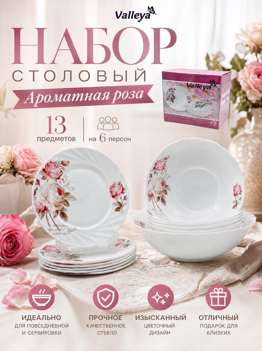 Сервизы столовые из стеклокерамики
